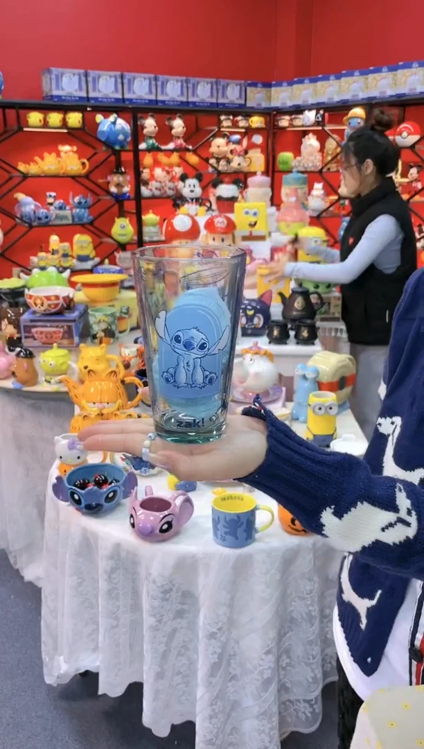 【闪购商品】1@@高硼硅史迪仔玻璃杯