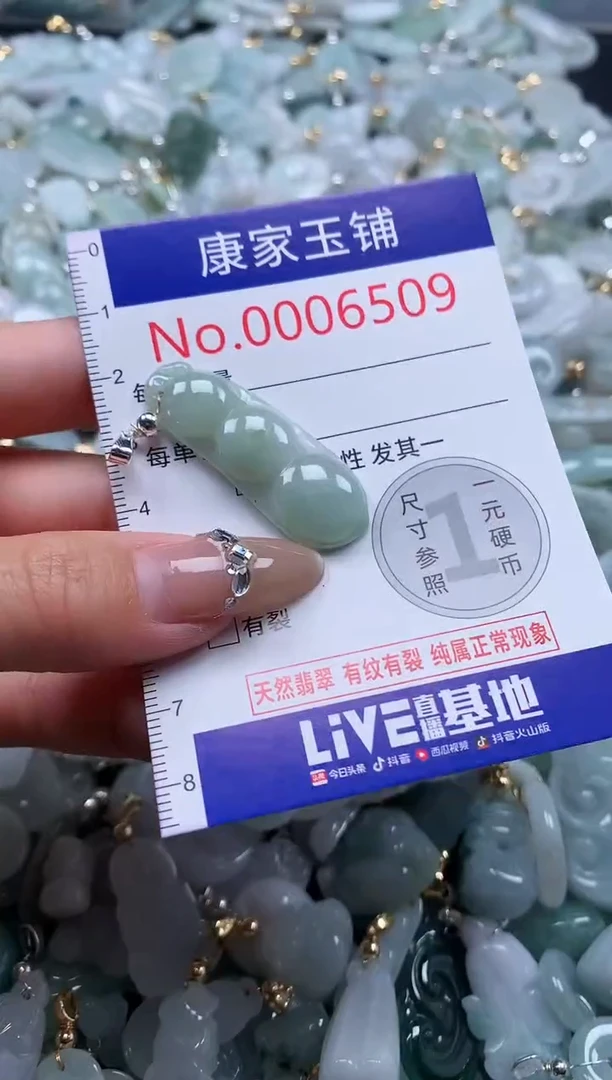 翡翠未镶嵌吊坠(不含链)6509