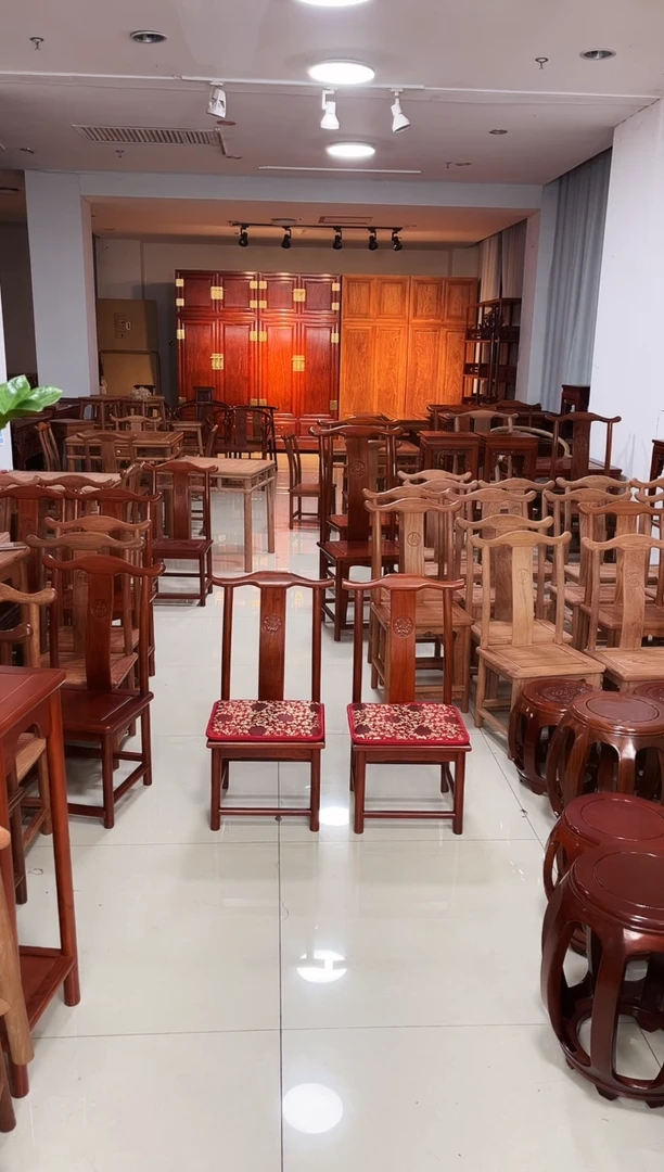 花梨木类端景台大果紫檀小官帽一对30高