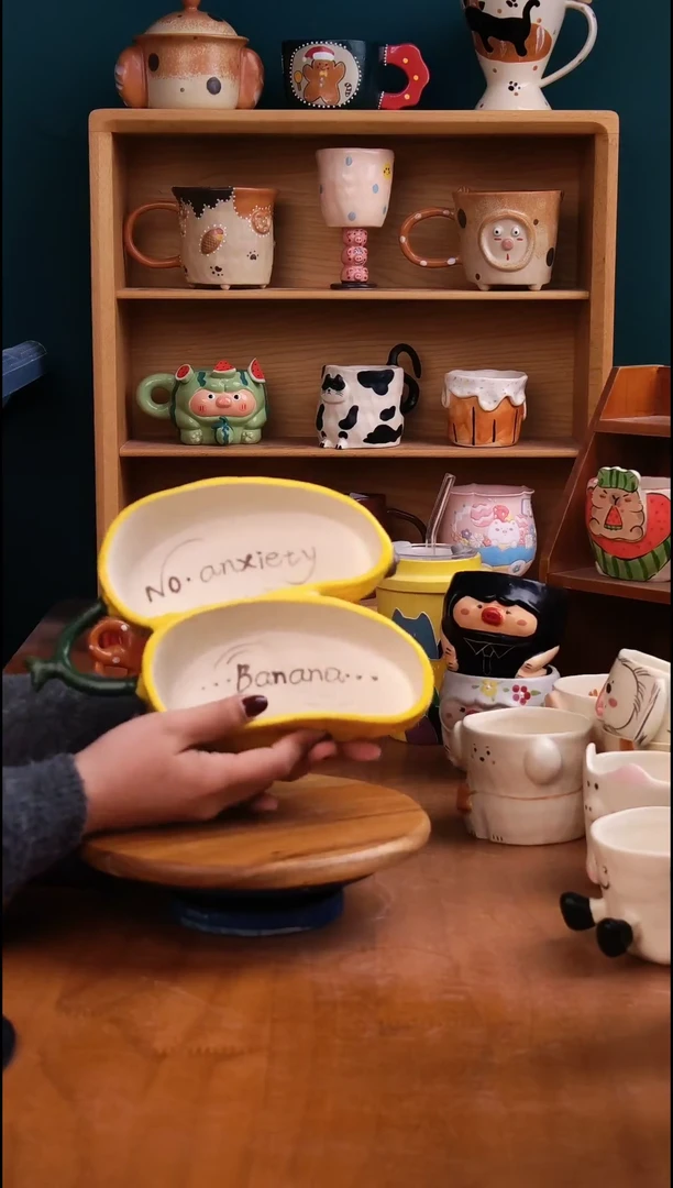 摆件陶景德镇原创手工陶瓷