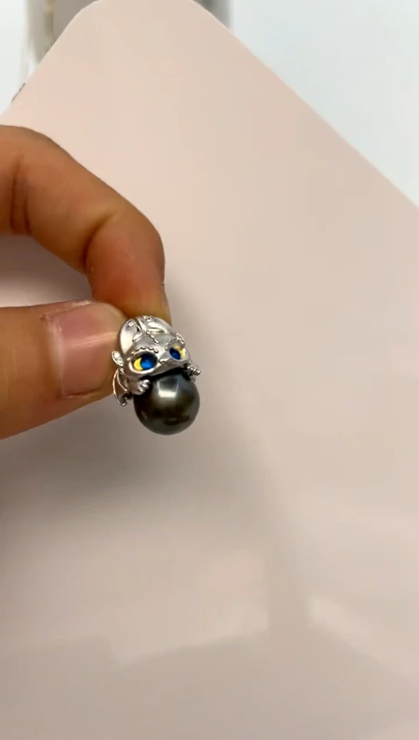 颈饰银S925镶嵌海水珍珠10.5