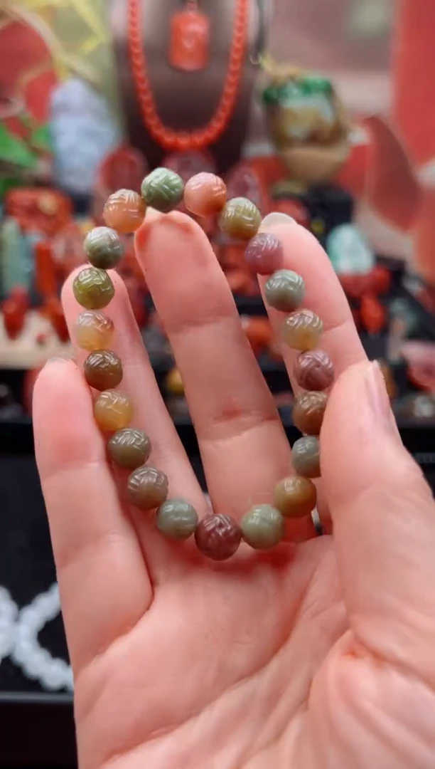 未镶嵌手链玛瑙/玉髓盐源手串