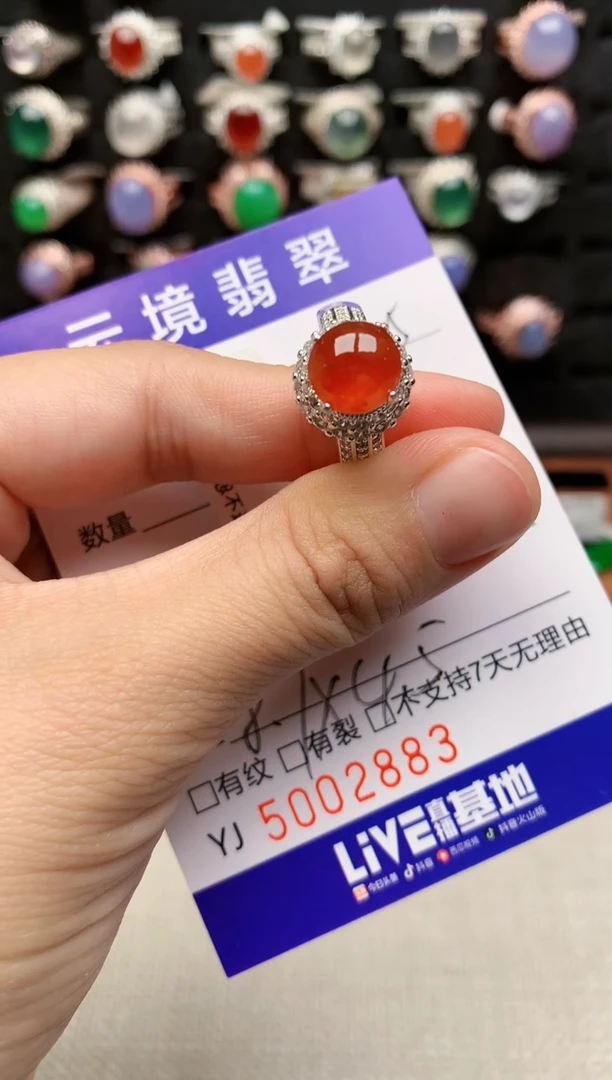 未镶嵌戒指翡翠2883