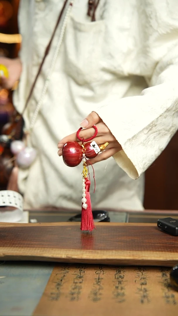 91号漂漆小葫芦挂件+