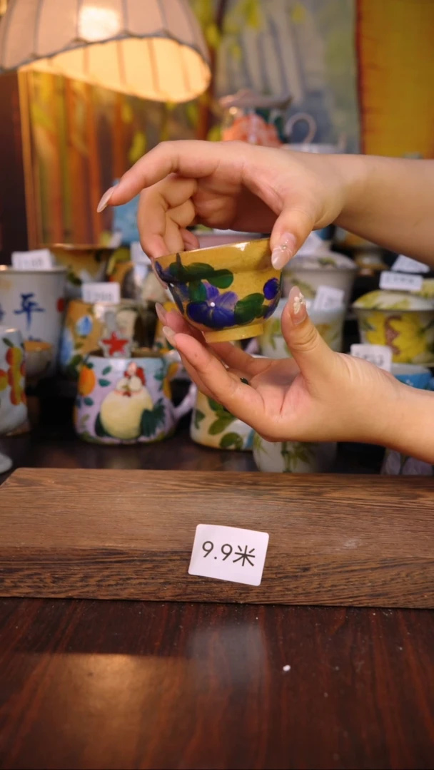 摆件泥垚手作 景德镇手工手绘器物