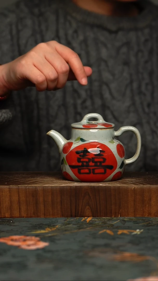 瓷片釉下彩手工手绘同款陶器