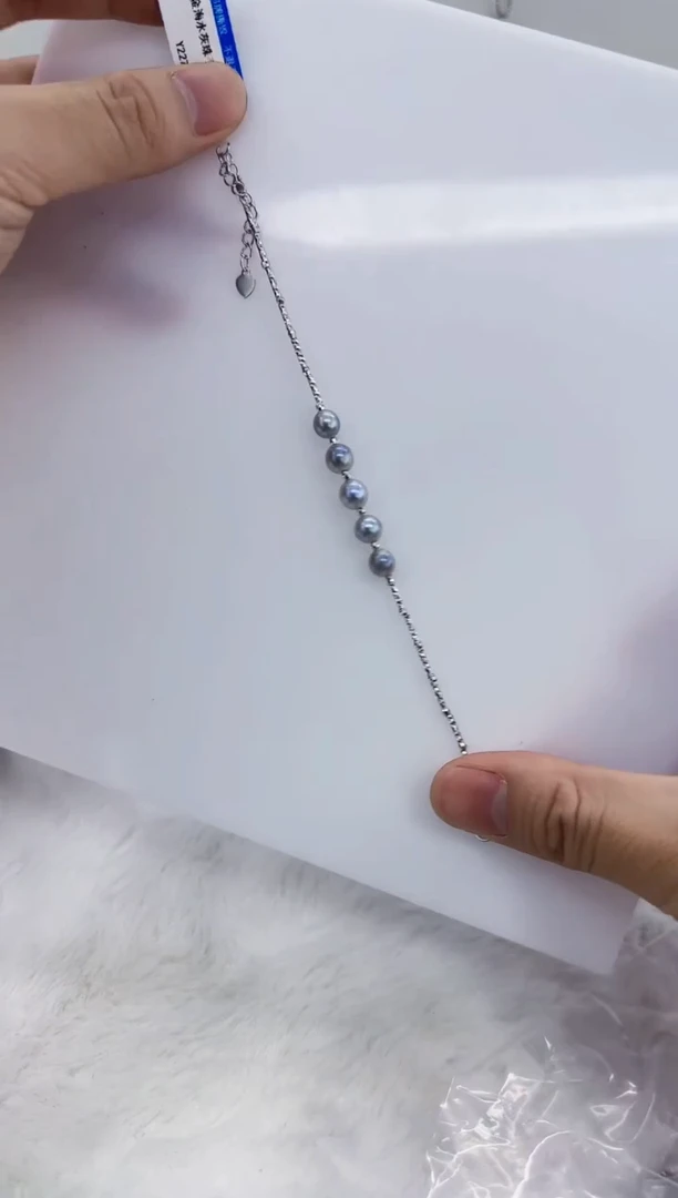 未镶嵌海水珍珠DA珍珠手链7-8 y227