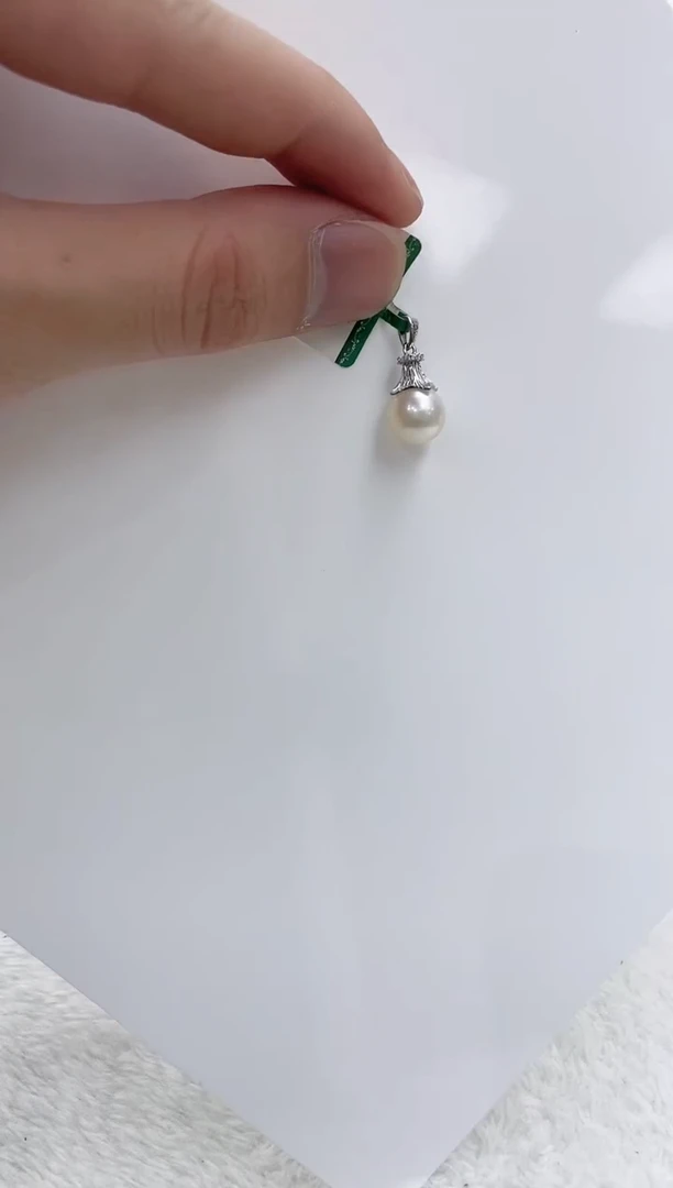 【闪购商品】海水珍珠吊坠(不含链)银S925镶嵌海水珍珠吊坠
