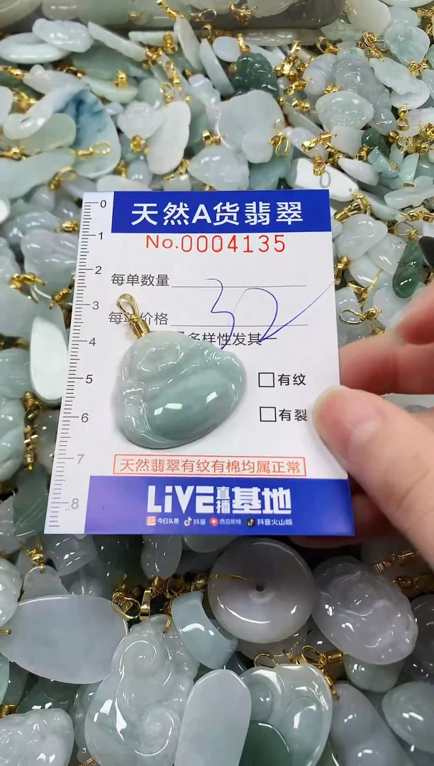 颈饰未镶嵌翡翠纯天然a货翡翠