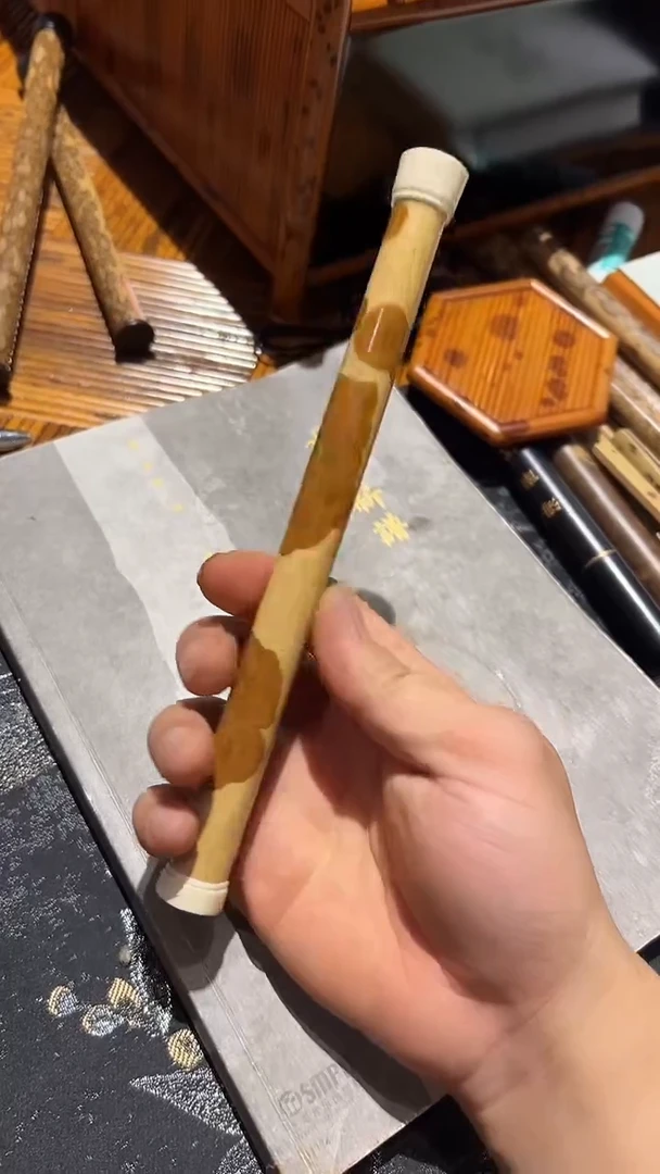 竹钧**交湘妃竹海派香筒精品