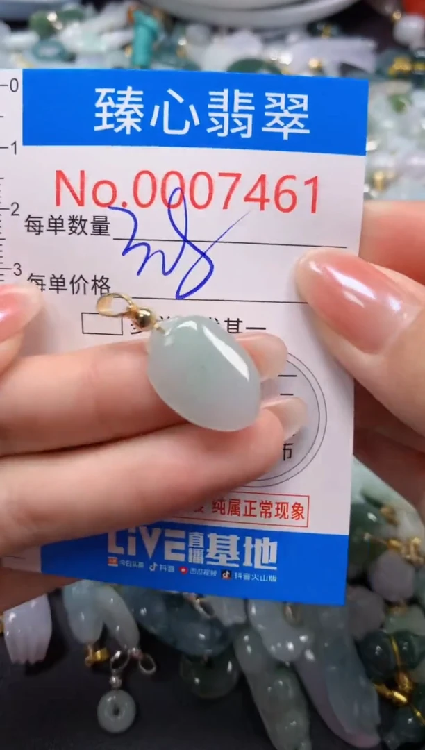 吊坠(不含链)未镶嵌翡翠7461
