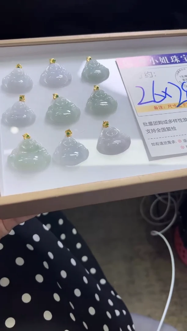 颈饰银S925镶嵌翡翠B247 /多样性发一件/