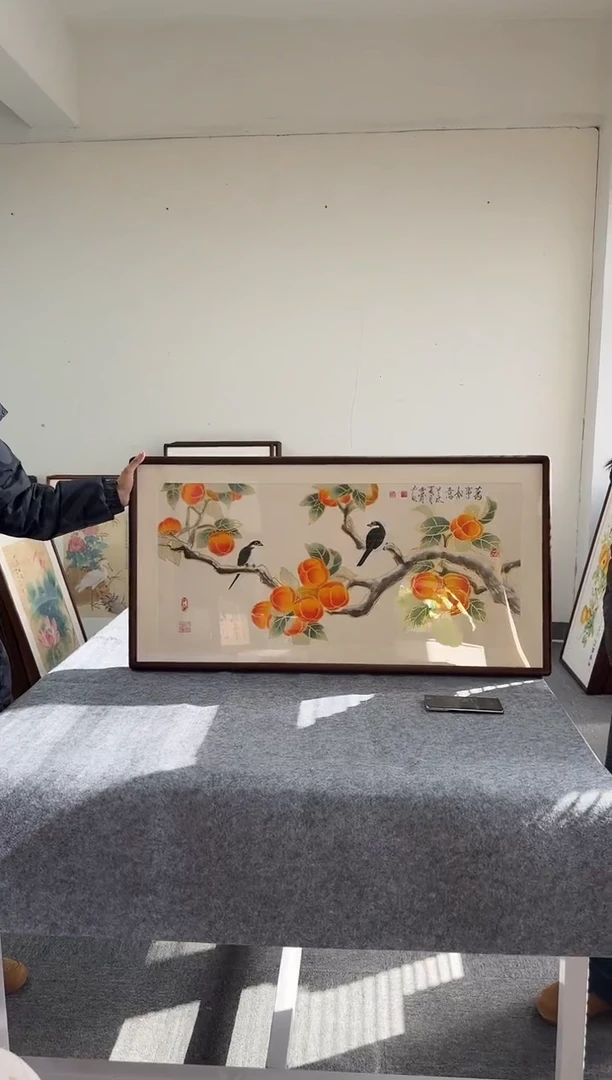 书法xw01-53*103绘画手绘同款横版