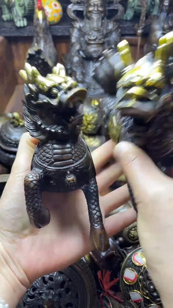 闪购链接，点击下单，有运费险，铜摆件