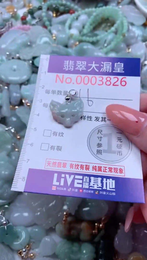 翡翠未镶嵌吊坠(不含链)826