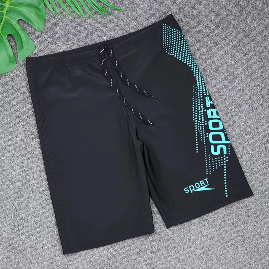 通用男士速干专业平角五分泳裤泡水运动夏天高温潜水游泳必备装备