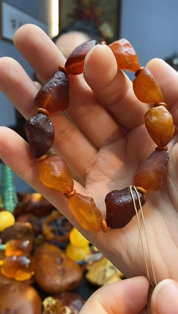 手串琥珀未镶嵌手串