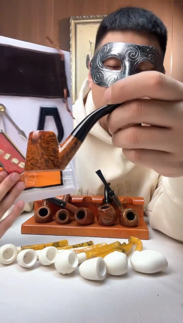 石楠木纯手工意大利石楠木烟斗