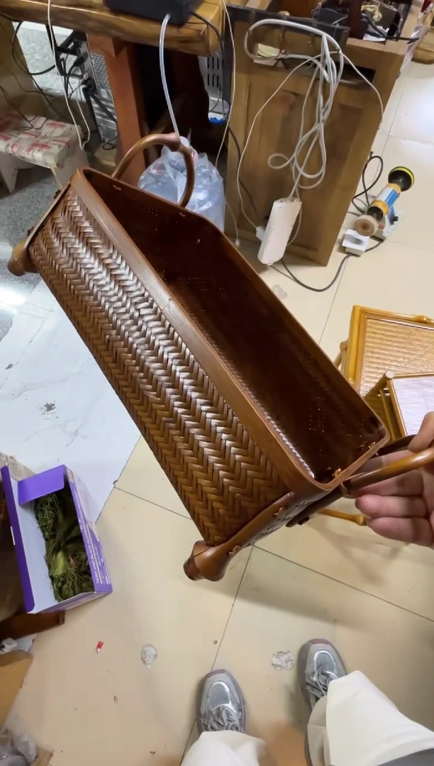 【闪购商品】闪购商品特价大漆竹编收纳盒