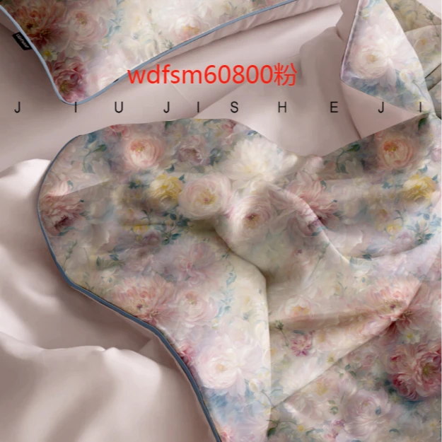 B5303 唐锦纯棉100s（50/50）活性数码印花双人床单 法妮娅245*250