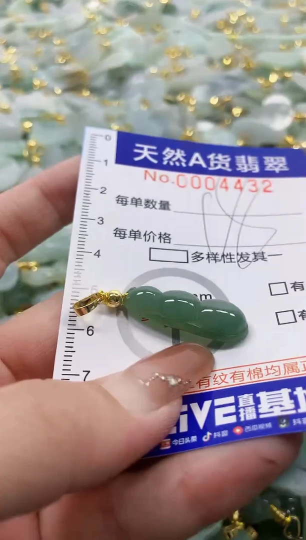 颈饰未镶嵌翡翠天然A货翡翠