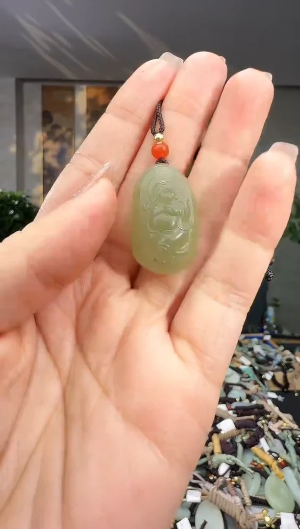 未镶嵌和田玉挂件拍一发一