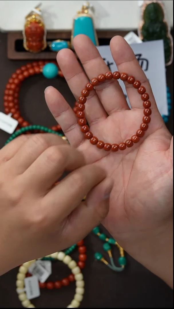 未镶嵌手串南红玛瑙南红手串（多样性发其一）