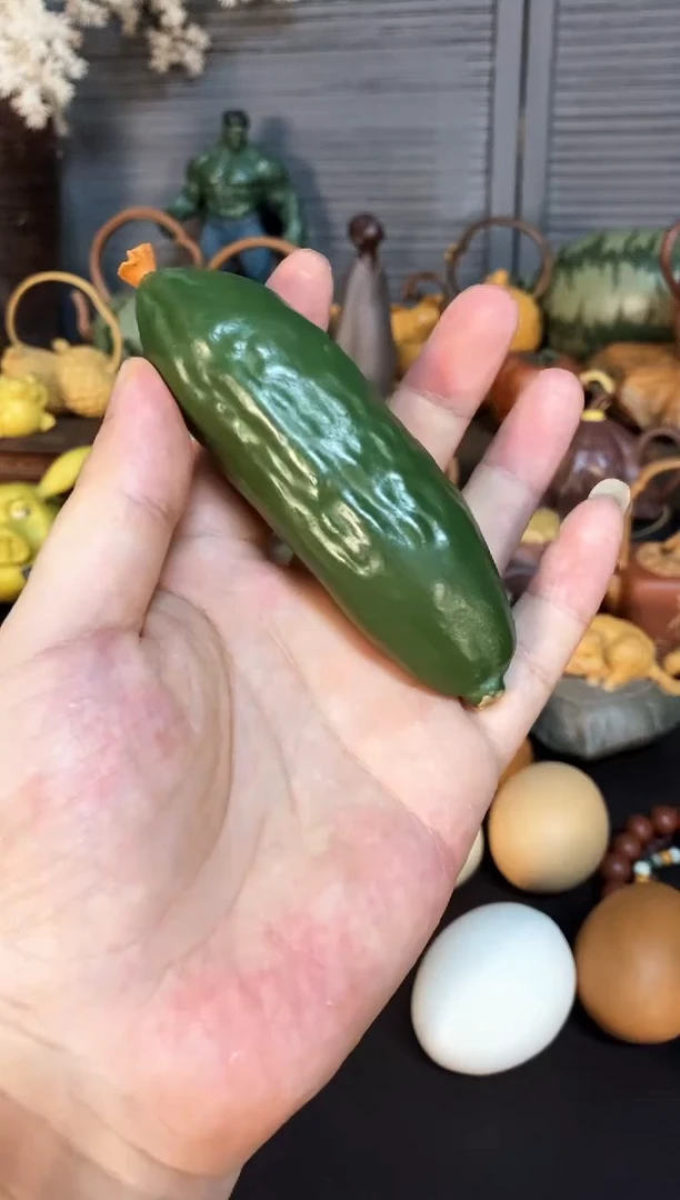 紫砂1紫砂商品仿生水果黄瓜