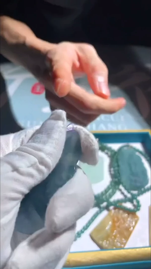 定制翡翠未镶嵌青****~-毛货-不退不换-