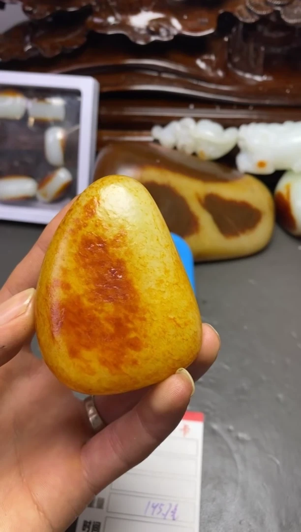 和田玉未镶嵌把件风****…和田玉