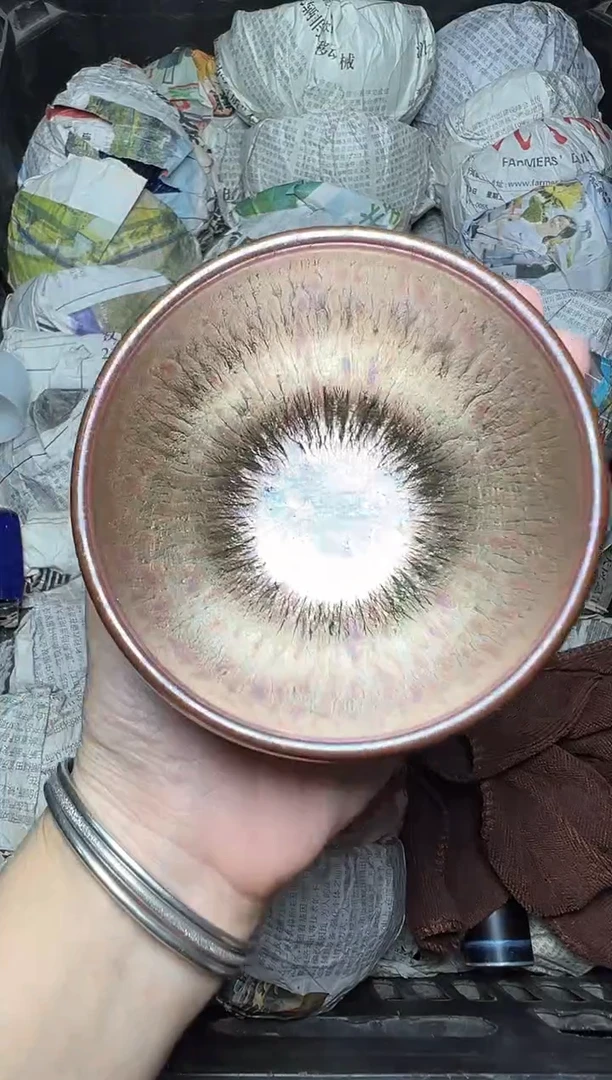 茶盏金丝万缕 盏三疯建盏茶器