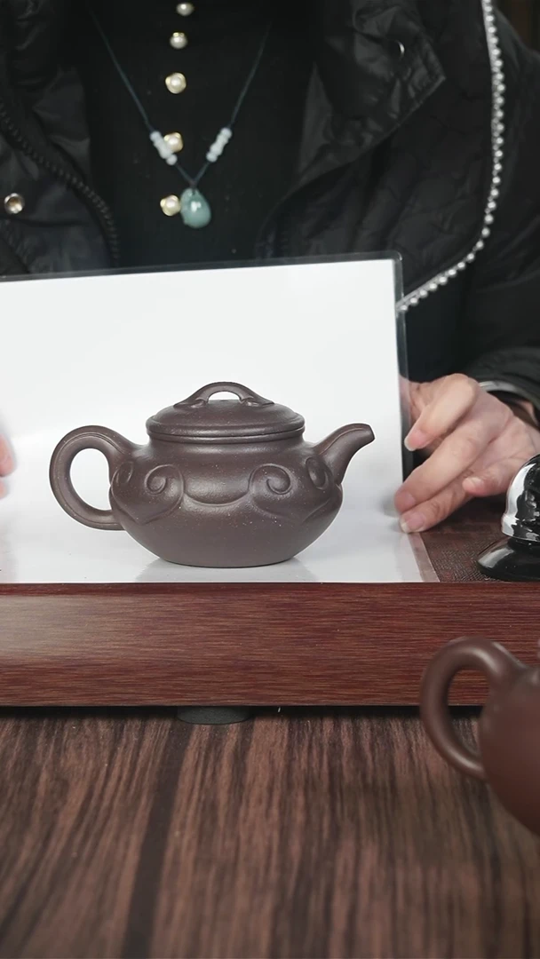 【闪购商品】紫砂茶壶xll  天青  如意仿古