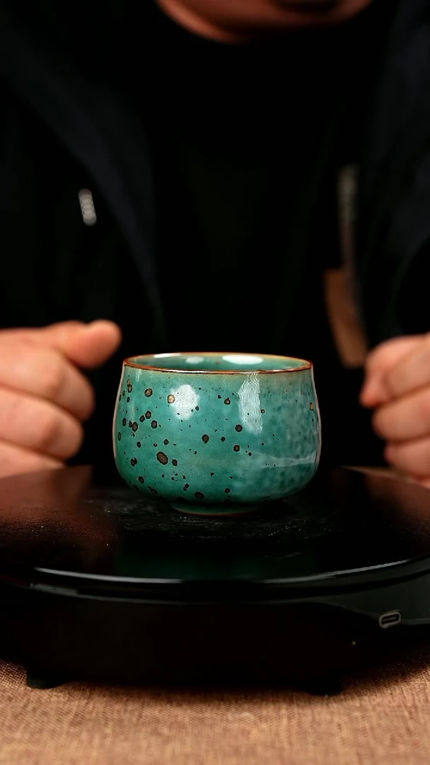 【闪购商品】198#国工一级品原矿钧瓷炉钧釉罗汉杯