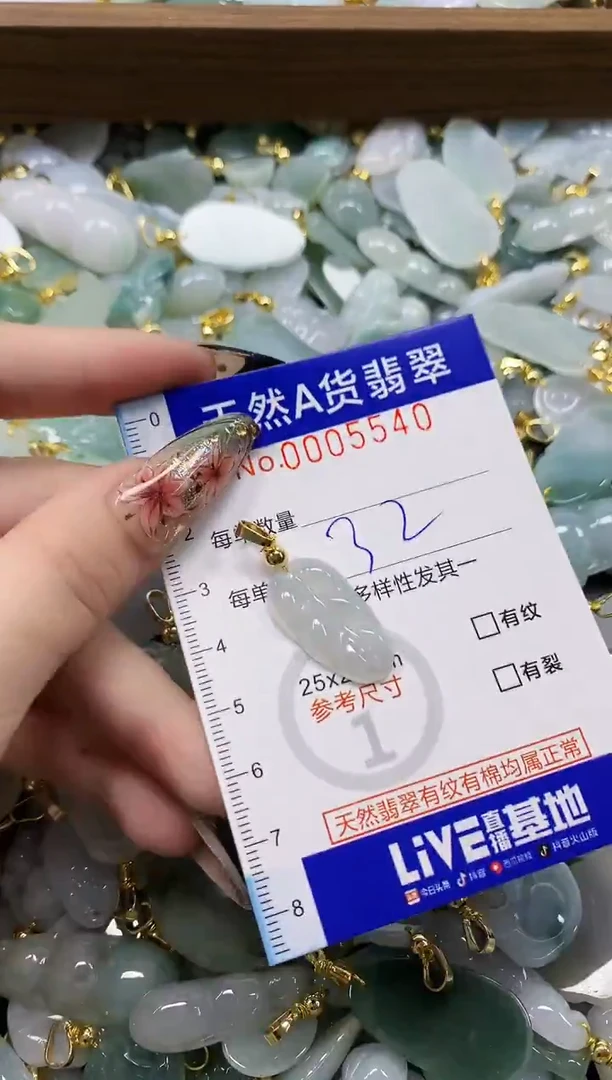 颈饰未镶嵌翡翠天然A货翡翠
