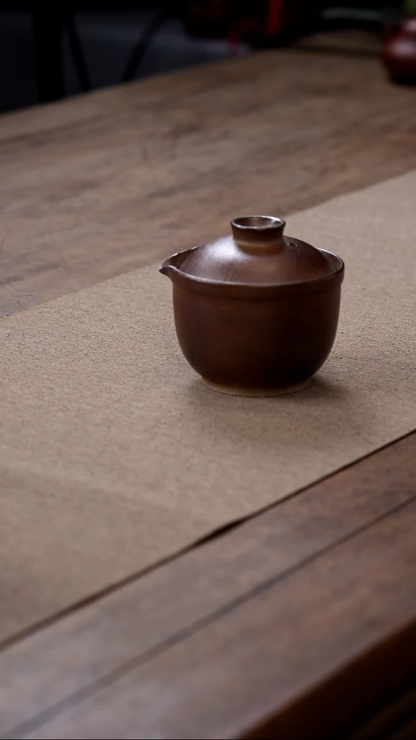 茶杯紫砂圆手抓盖碗