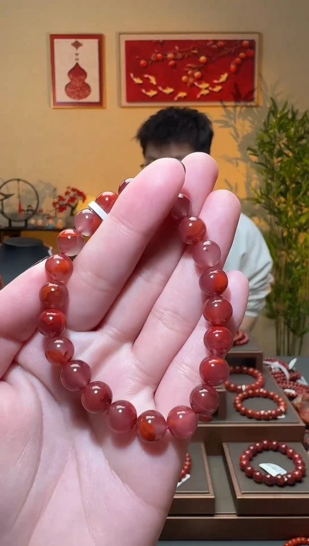【闪购商品】南红玛瑙手串未镶嵌一条8mm+ 多样性发货