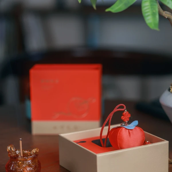 【中运香会】扬州城市文化传统古方柿柿如意车挂香囊福禄车挂香囊