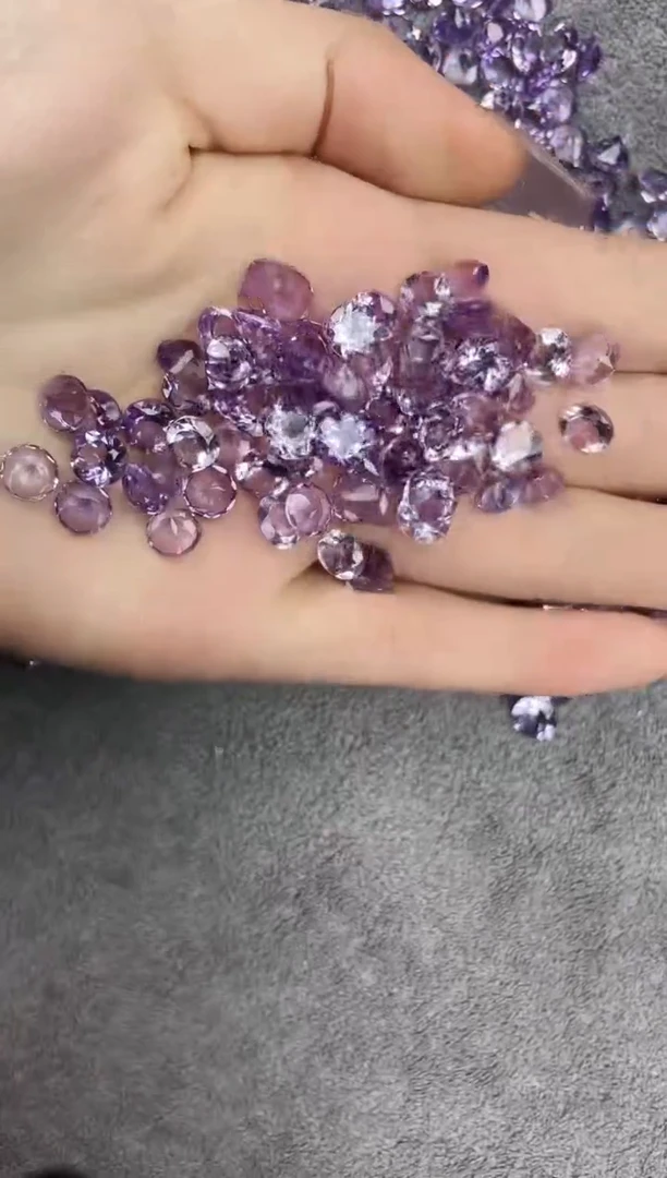 【闪购商品】紫晶裸石未镶嵌随机发货一颗