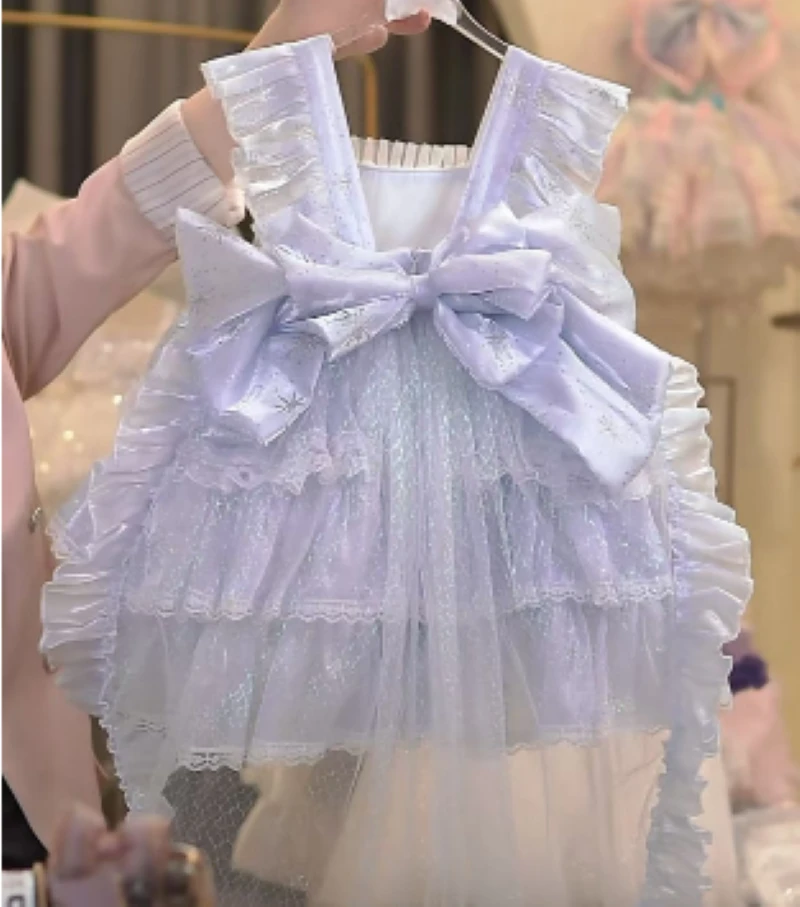 【贝妈福利专属000艾莎洛丽塔】新款女童公主裙蓬蓬裙婚礼连衣裙