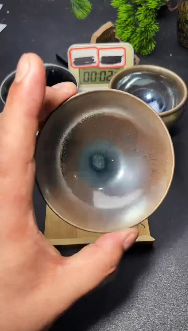 茶盏271 叶紫建盏