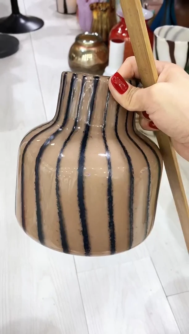 慕忆家手作琉璃花瓶微瑕