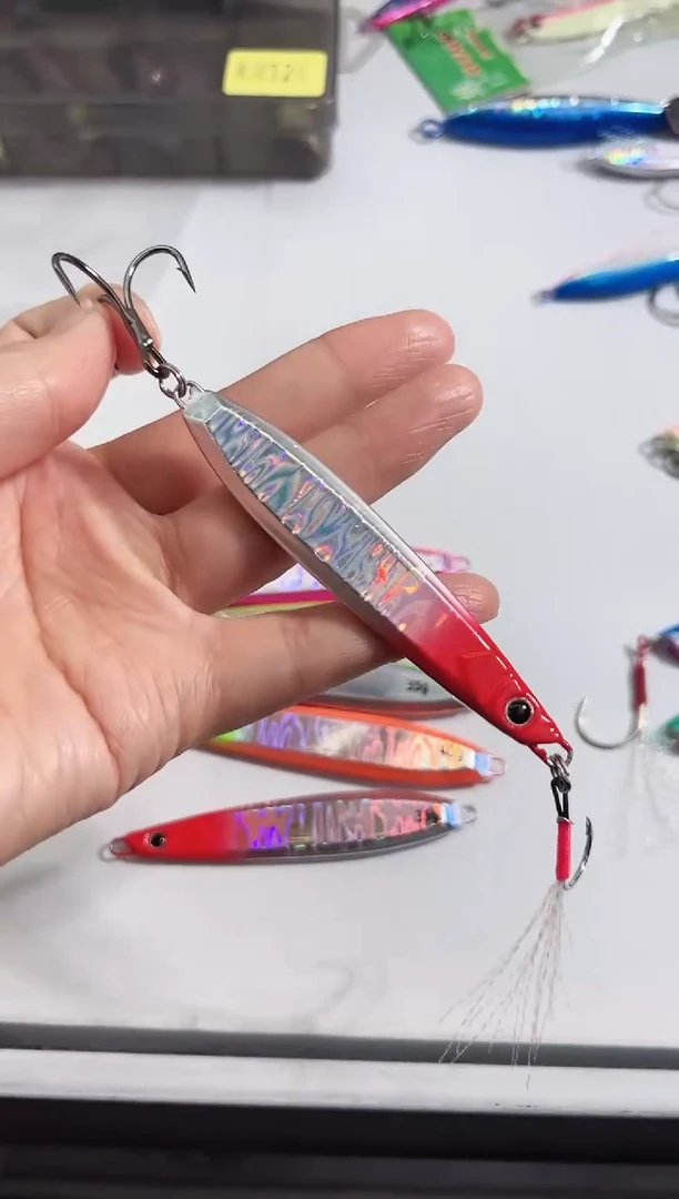 35克鲅刀超远投铁板 路亚饵 10个 颜色混搭