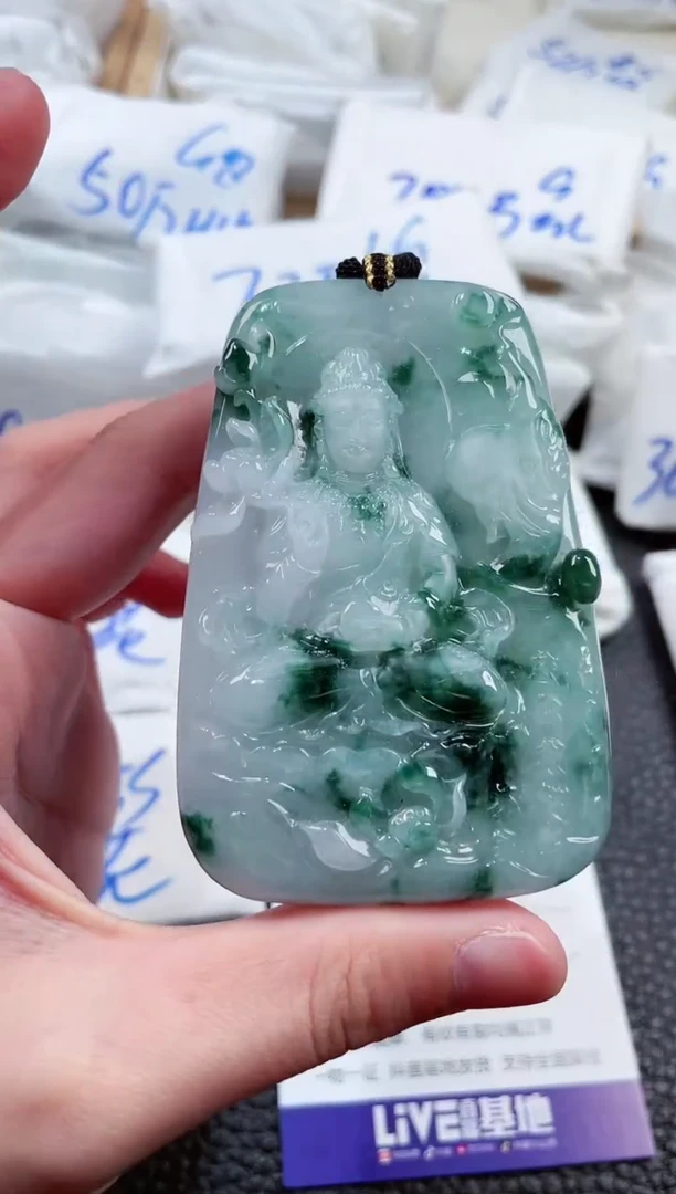 【闪购商品】翡翠颈饰未镶嵌00001688普贤