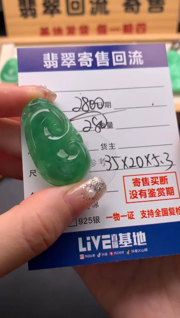 颈饰未镶嵌翡翠10145748
