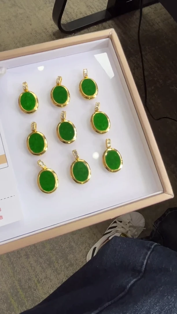 【闪购商品】翡翠颈饰银S925镶嵌A302 多样性发一件/配绳子