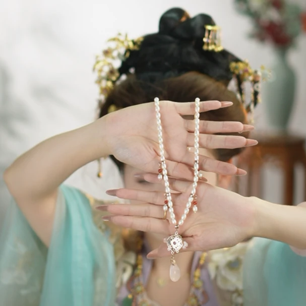 稷氏小筑   锦堂璎珞  发簪发钗古风发饰璎珞