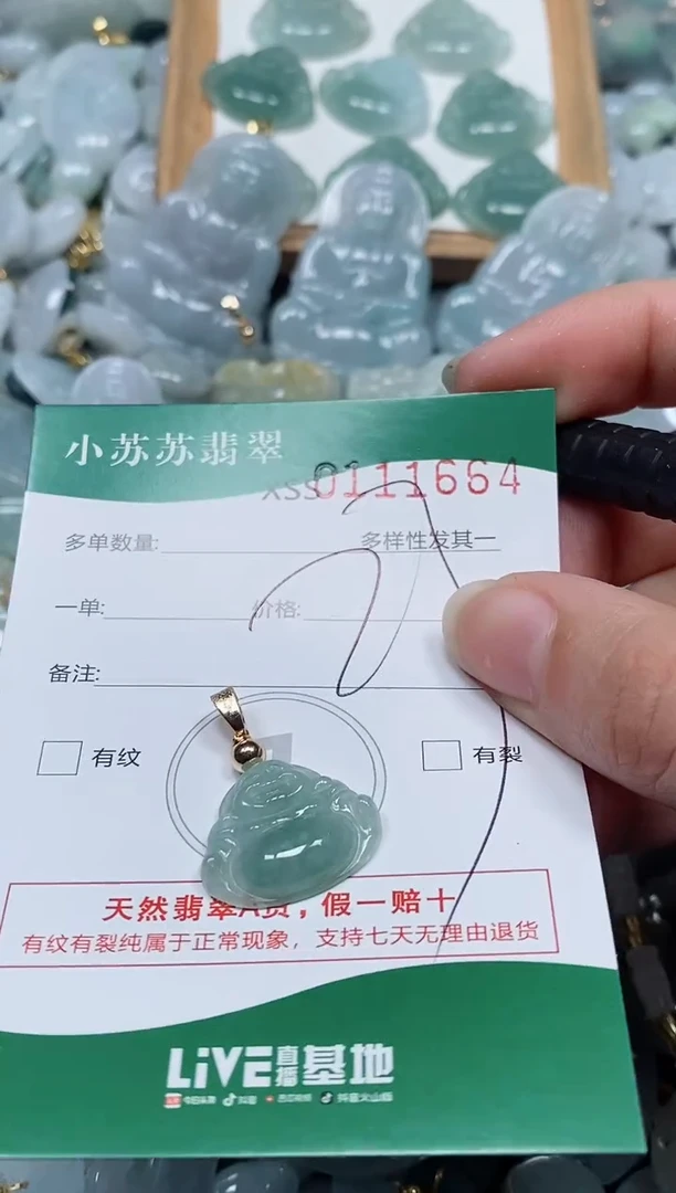 【闪购商品】翡翠颈饰未镶嵌闪购商品0111664