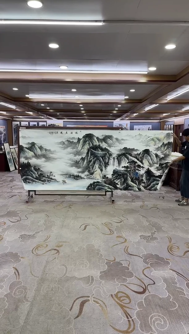 绘画绘画Y-邵明义-大丈二-山水画