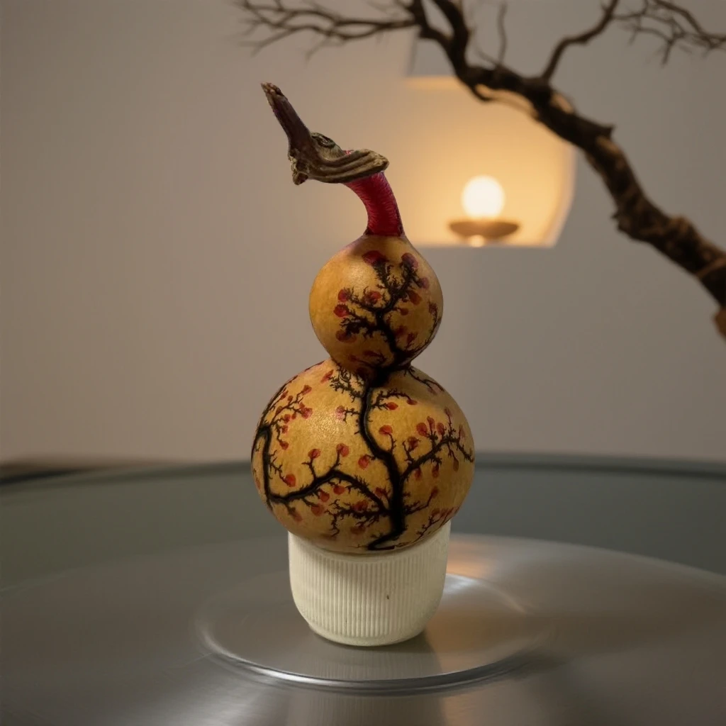 【傲雪寒梅】直播间一物一拍4-6公分手把件手把件小葫芦雷击纹葫芦