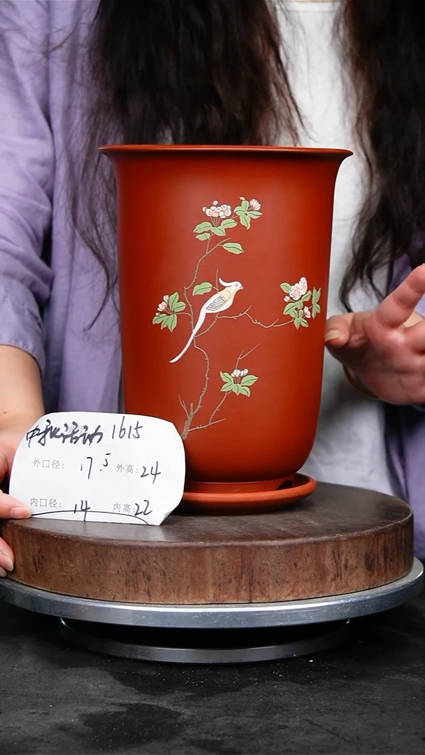 紫砂花盆1615+z紫砂花盆